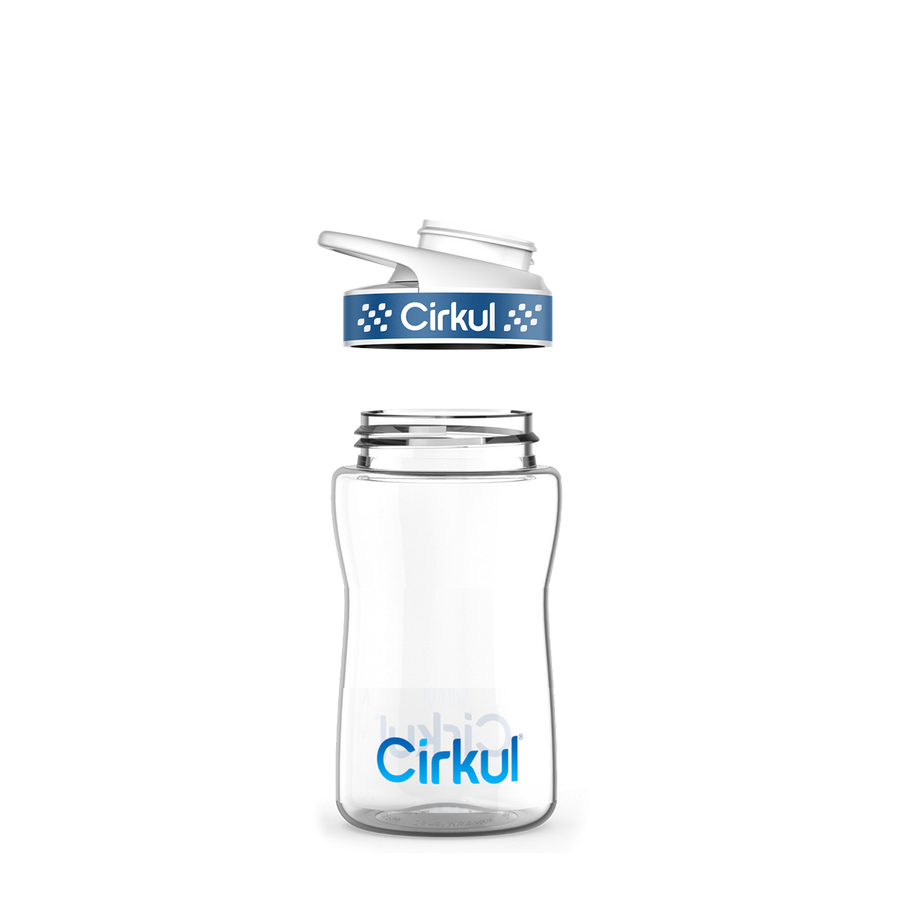 12oz. Plastic Bottle & Comfort Grip Lid